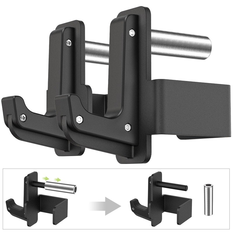 SELEWARE Steel J Hooks for Power Cage Squat Rack Attachment