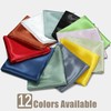 Ersmak Silver Satin Fabric by The Yard, 60" Wide Shiny