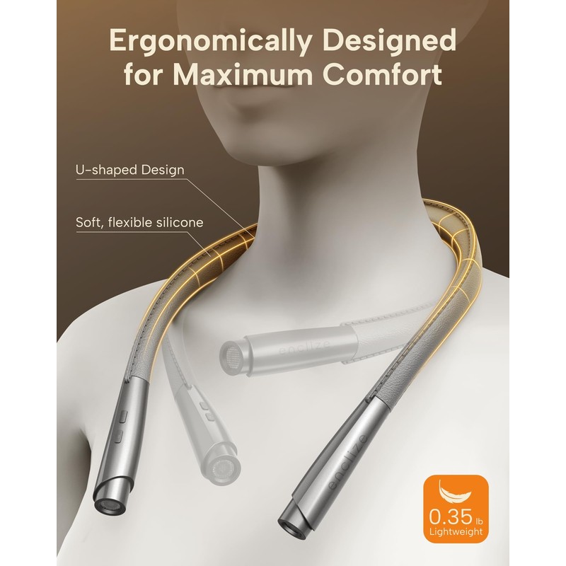 enclize LED Neck Reading Light, Book Light for Reading in