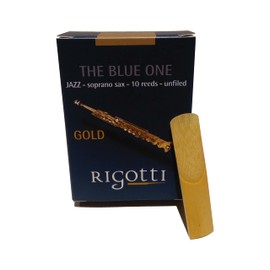 Rigotti RG.JSS Gold Jazz Soprano Saxophone Reeds - 3 Strong (10-pack)