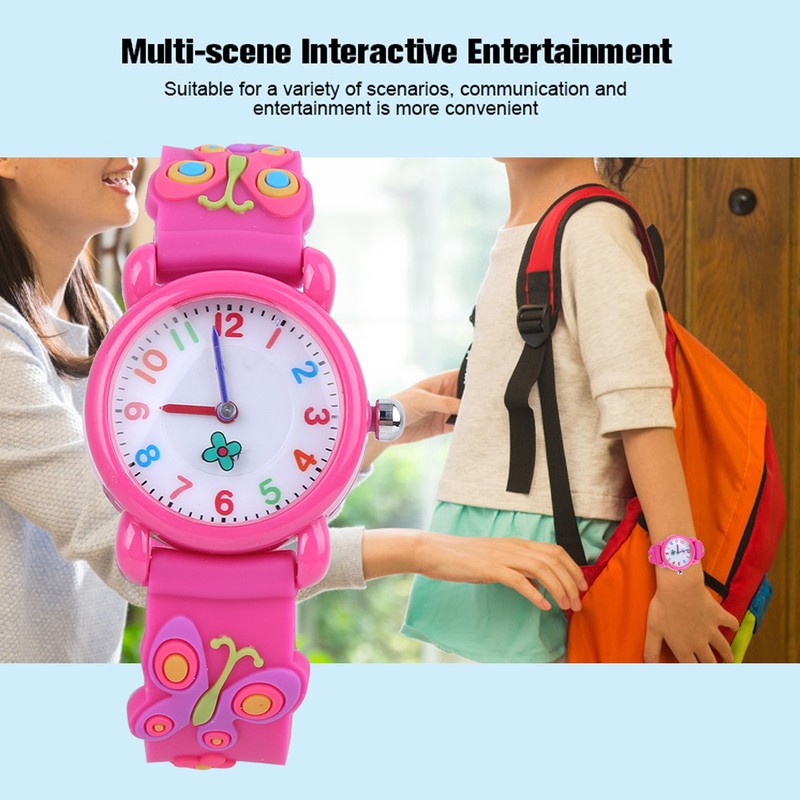 Waterproof Kid Cartoon Watch Cute Exquisite Pattern Children Wrist Watch