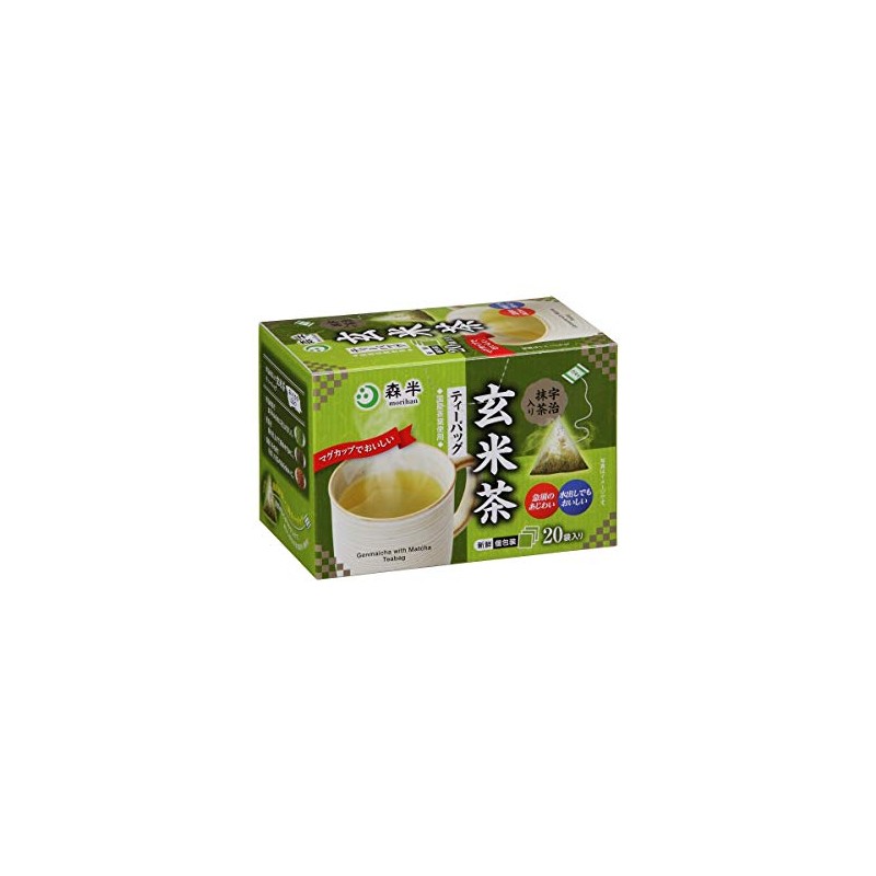 Mori Han Genmaicha with Uji Matcha Tea, 1.6 oz (46