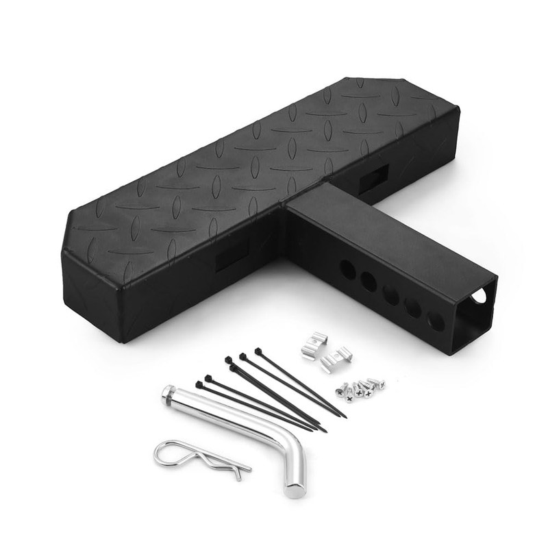 Heavy-Duty Hitch Step for 2" Receiver, 108 LED Brake Light