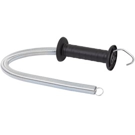 VOSS.farming Gate Handle Set with 20 mm Tension Spring, 6 m Extendable, Electric Fence Paddock for Pasture Fence, Gate Handle with Hooks Cattle, Pigs, Sheep Pasture