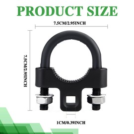 RGOAANC Inner Tie Rod Removal Tool, 3/8'' Universal Low Profile Tool and Inner Tie Rod Hex Wrench Repair Remover,Inner Tie Rod U-Wrench Repair Mechanic Tools for Quick Dismantling & Installation