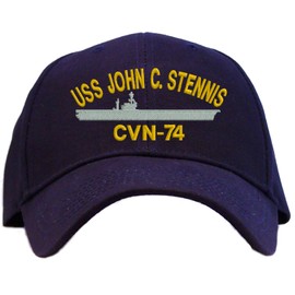 USS John C. Stennis CVN-74 Embroidered Baseball Cap - Navy