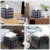 AIMALL Leather Square Tissue Box Holder with Waterproof Design, 5.31