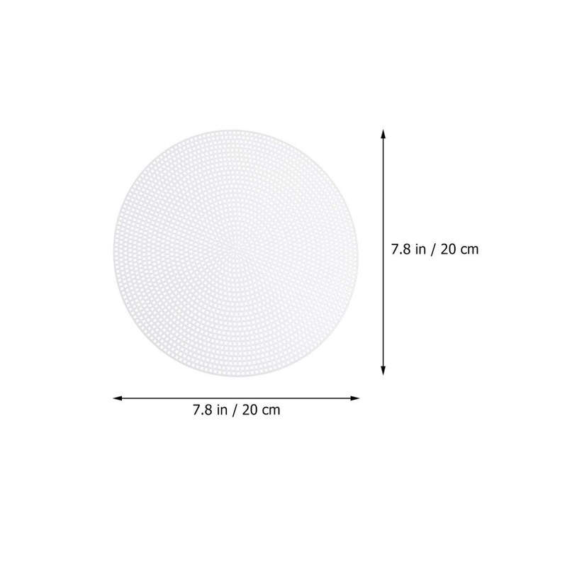 - 10 hojas de malla de lona de plástico transparente