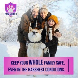 Paw Shield Pet Friendly Ice Melt (12 LB)- A Dual Acting, Natural Based Ice Melt for Snow with a Melting Power of Below Zero Degrees. Keep Your Family Safe During Winters Harshest Conditions!