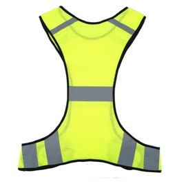 Acouto Chaleco para Correr High Visibility Reflective Safety Vest Night Running Security Clothing Waist - for Running, with Waist Visibility, Cycling Outdoor Activities (Fluorescent