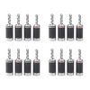 Lrocaoai 16Pcs Banana Plugs Hi-End HiFi DIY Carbon Fiber Copper