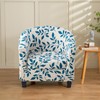 GOSTADY Club Chair Slipcover 2 Piece Printed Tub Chair Slipcover