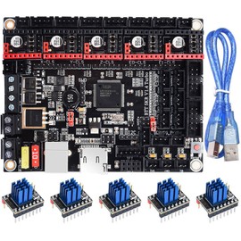 BIGTREETECH SKR V1.4 - Placa de control turbo de 32 bits para impresora 3D compatible con TFT35 E3 V3.0.1/TFT70 compatible con visualización táctil TMC2209/TMC2208/TMC5160/TMC2130 para la mayoría de