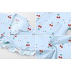 QZH.DUAO Pajama Sets for Girls,100% Cotton Button up Soft Sleepwear