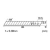 NT Cutter 9mm Stainless Steel Snap-Off Blades, 5-Blade/Pack, 1 Pack