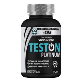 Teston Platinum Vitaminas Para Hombre 60 Cápsulas sin sabor Muscle Goodness                                                                           