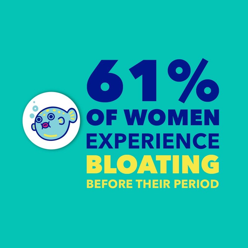 Midol Bloat Relief Caplets with Pamabrom, Relieve Bloating Symptoms Before