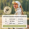 TOP-EX Women's Sun Hat Ponytail UV Protection Baseball Cap with