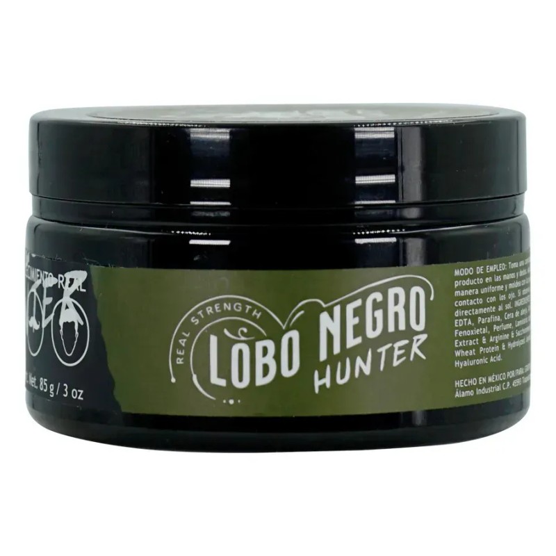 Cera Modeladora Mate Lobo Negro Hunter Cabello, Barba 85g