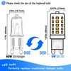 Heifymi G9 LED Bulb Dimmable 5W 2700K Soft Warm White,