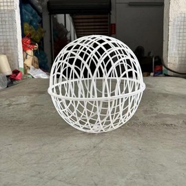 SUIOPPYUW 3pack/lot Lightweight Crafted Ball Cage Range 3pieces Chicken Ball Ranging Chicken Orb Cage to Outdoor Animal Cage Free