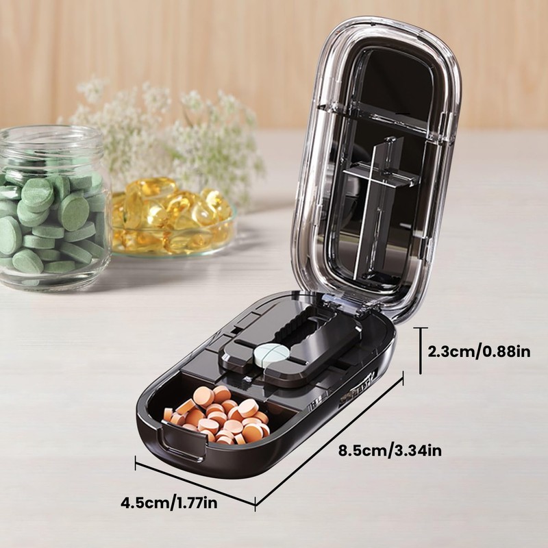 Multiple Pill Cutter, Adjustable Tablet Cutter for Pills Precise Pill