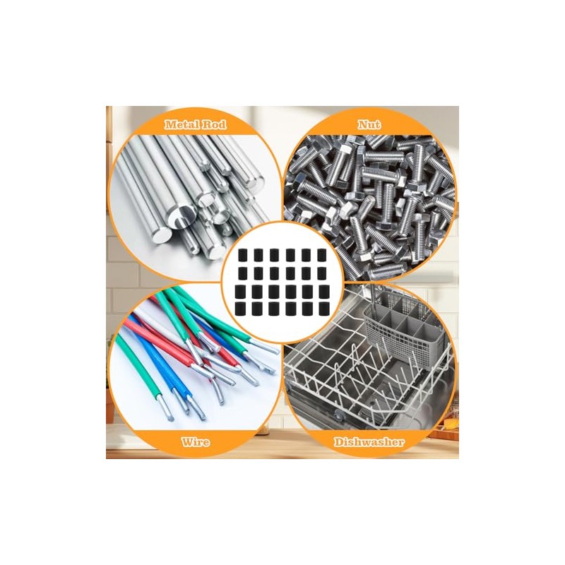 24 Pcs Rubber Feet Pads for Tripods and Electronics