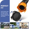 JIYIZO 3" RV Sewer Cap with Bayonet Lock - Universal