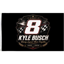 Kyle Busch Flag with Brass Grommets 3X5 Feet Outdoor Banner Polyester Flag