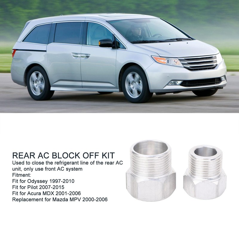Rear AC Block Off Kit, Fits for Honda Odyssey 1997-2010