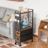 Small Narrow Side Tables for Small Spaces, Oppro Narrow Skinny