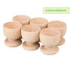 Smart Planet Set of 6 Wooden Egg Cups - Egg