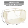 Durable Collapsible Laundry Baskets, Mesh Pop Up Laundry Hamper with