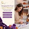 Halloween Pearl Diamond Art DIY Kit,Spooky Pearl Diamond Painting Craft