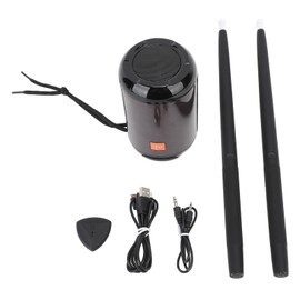 Electric Air Drum Set 3D Motion Sensing Somatosensory Drum Virtual Drumsticks with Foot Pedals Speaker for Kids Adults Beginners