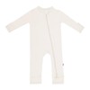 KYTE BABY Unisex Rayon Made From Bamboo Zippered Rompers Oat