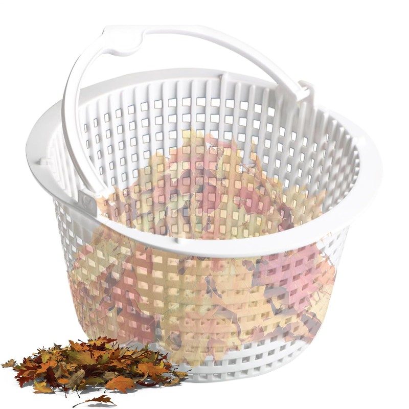 Pool Skimmer Basket - Anti-Clogging Filter | Handle Equipped Pool