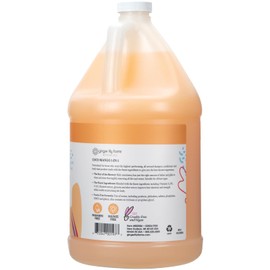 Ginger Lily Farms Botanicals 3-in-1 Shampoo, Conditioner & Body Wash, Coco Mango, 100% Vegan & Cruelty-Free, Coconut Mango Scent, 1 Gallon (128 fl oz) Refill