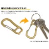 PR-GOLDCARA Brass Carabiner, Key Holder, Key, Small, Lightweight, Outdoor, Camping,
