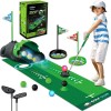 TERRAMUS Kids Toy Golf Club Set - Automatic Ball Returner,