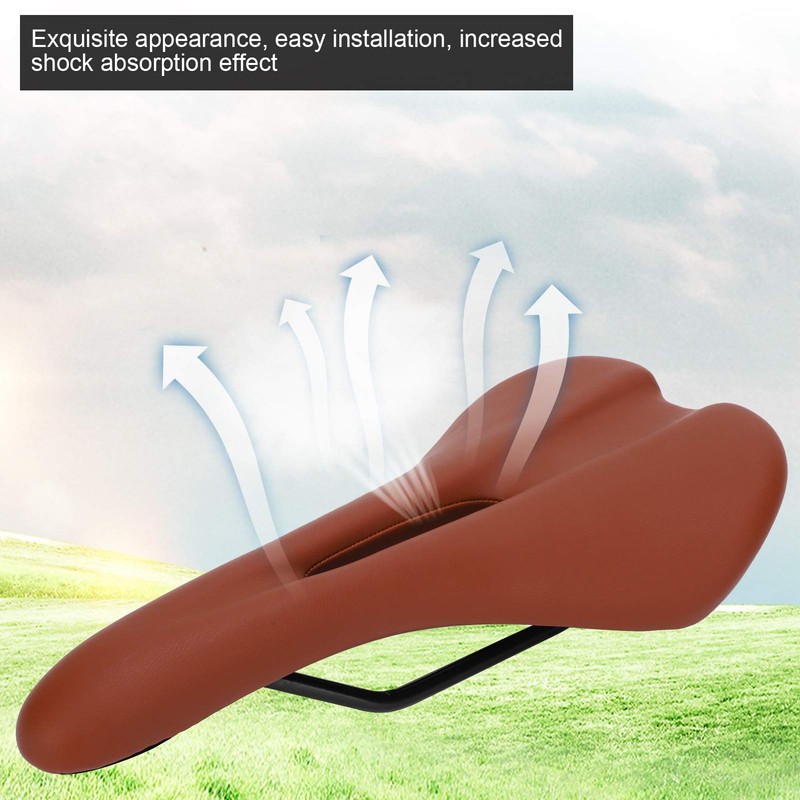 CHICIRIS Road Bike Saddle, Universal Ordinary Hollow Bicycle Saddle Mountain