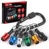 Push to Unlock,Katerk 6pcs 1/4 inch Hex Shank Aluminum Alloy