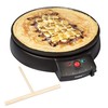 12" Griddle & Crepe Maker, Non-Stick Electric Holiday Crepe Pan