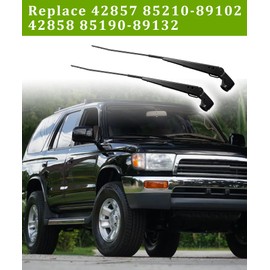 1 Pair Front Windshield Wiper Arm Replacement Kit Compatible With 1984-1988 Toyota 4Runner, Toyota Pickup, Replace 42857 85210-89102 42858 85190-89132 (Left and Right)