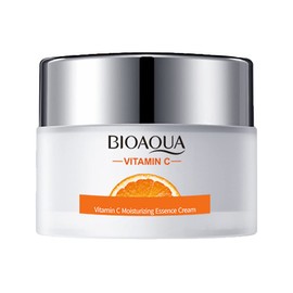 BIOAQUA Vitamin C Moisturizing Face Essence Cream Facial Cleansing Smoothing Oily Dry Skin Acne Repair 50g 1.76oz