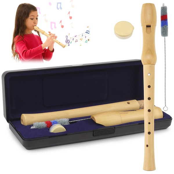 CHRI Wooden Recorder Soprano Recorder Wooden Recorder German Style Instrument