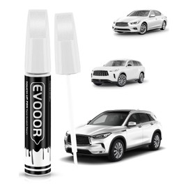 EVOOOR Lunar White(QM1) Touch Up Paint Compatible with Infiniti Exact Match 2 in 1 Touch up Paint for Chips and Nicks Repair