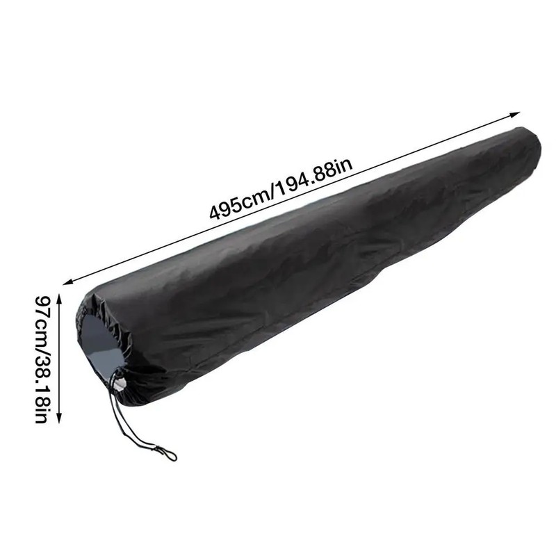 16 Ft Pool Solar Reel Protective Cover, Black Oxford Cloth