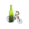 Snowman Riding Bicycle Christmas Wine Bottle Holder