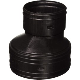 ADS (Advanced Drainage Systems) 0614AA Reducing Coupler, 6''x4'', Black - Set of 2
